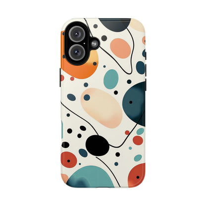 Retro Pop Pebbles – Abstract Vibe Phone Case for iPhone, Samsung & Pixel