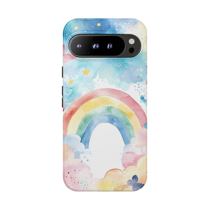 Mystic Splash Rainbow Watercolor Phone Case for iPhone, google Pixel & Samsung