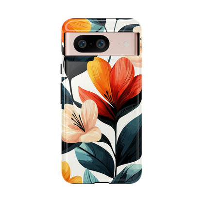 Sunset Garden Floral Case | Vibrant Bloom Design for iPhone, Pixel & Samsung