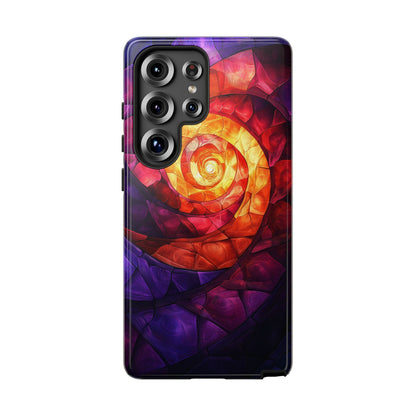 Retro Spiral Psychedelic Phone Case for iPhone, Samsung & Pixel