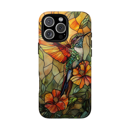 Whispers in Flight – Mosaic Hummingbird Phone Case for iPhone, Samsung & Pixel