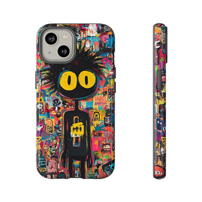 Urban Art iPhone Case – Basquiat Graffiti Style Cover - iPhone, Samsung & Google Pixel Cover - Artistic Painting Case,  Art Lover Gift