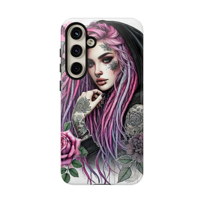 Gothic Rose Tattoo Art Mobile Case