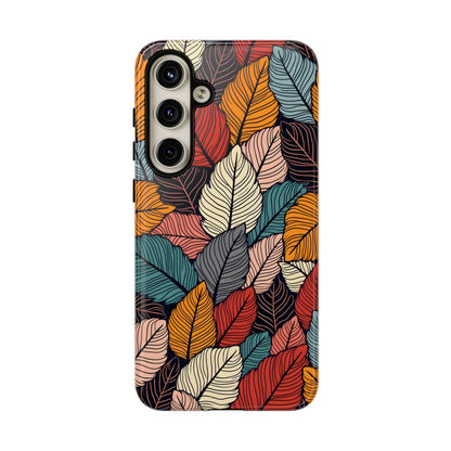 Colorful Abstract Leaves Pattern Design
