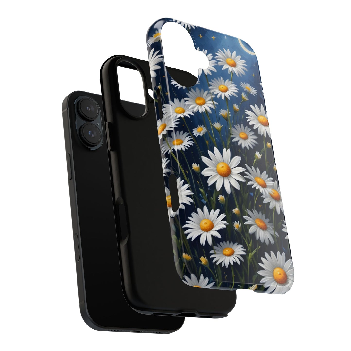 Witchy Daisy Flowers Phone Case Vintage Botanical Cover