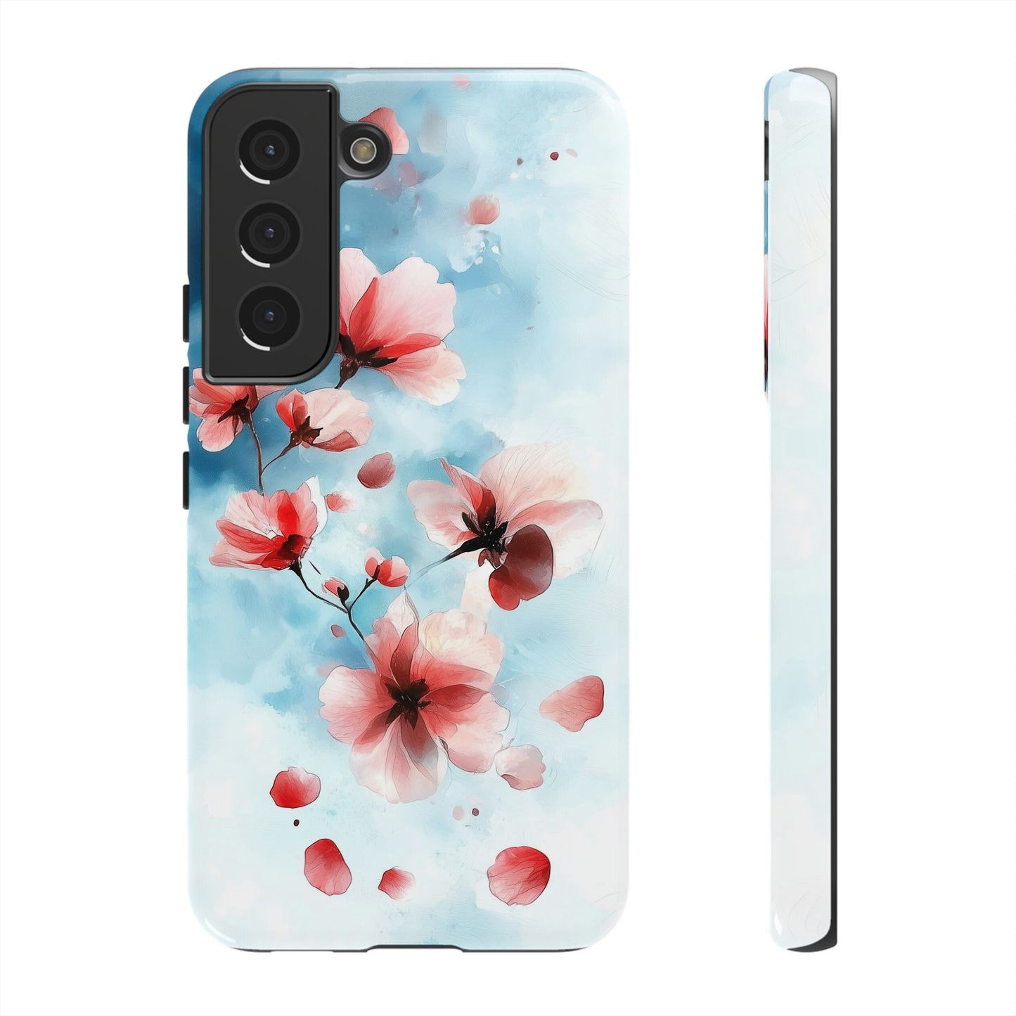 Petal Whispers Watercolor Phone Case for iPhone, google Pixel & Samsung