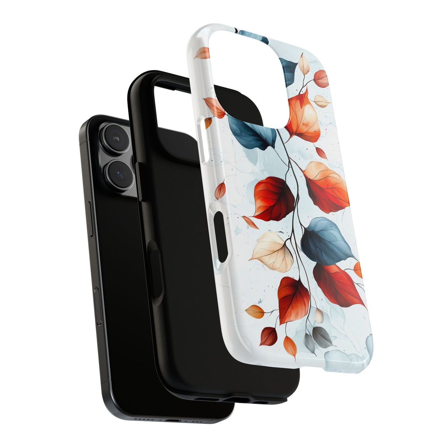 Crimson Drift | Minimalist Botanical Phone Case for iPhone, Pixel & Samsung