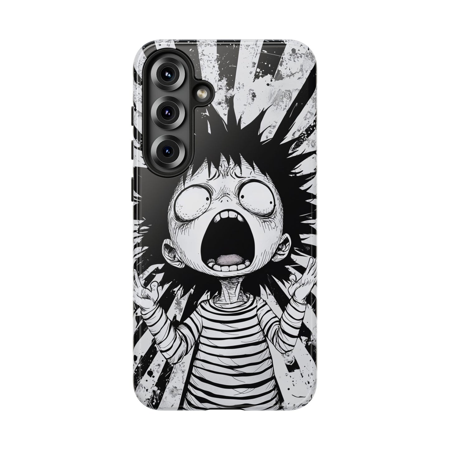 Maximum Panic Mode | Scream Kid Art  Phone Case for iPhone, Samsung & Pixel