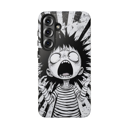 Maximum Panic Mode | Scream Kid Art  Phone Case for iPhone, Samsung & Pixel