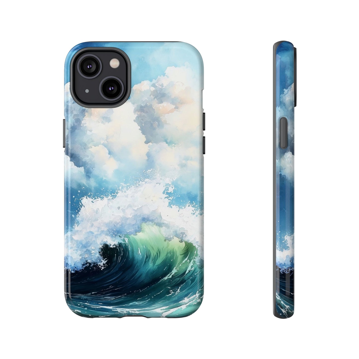 Pastel Wave Dream Watercolor Phone Case for iPhone, google Pixel & Samsung