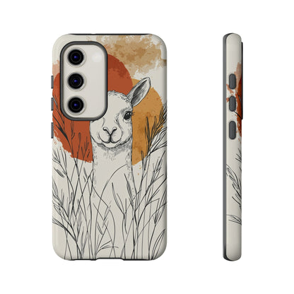 Hello Sunshine: The Llama in the Tall Grass Phone Case for iPhone, Samsung & Pixel