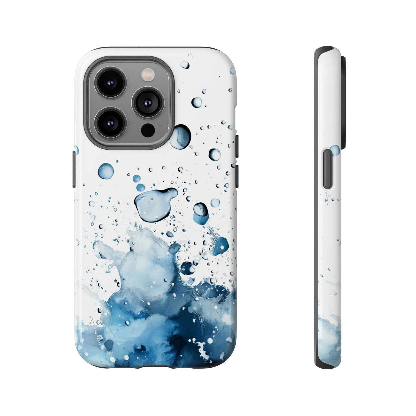 Aqua Burst Watercolor Phone Case for iPhone, google Pixel & Samsung