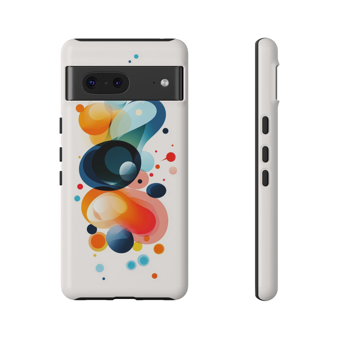 Color Cascade – Vivid Abstract  Phone Case for iPhone, Samsung & Pixel
