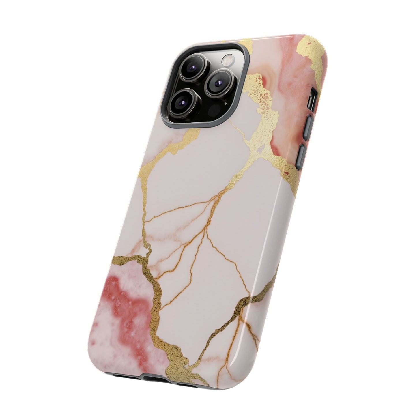 Beautiful Pink Minimal Marble Case Design