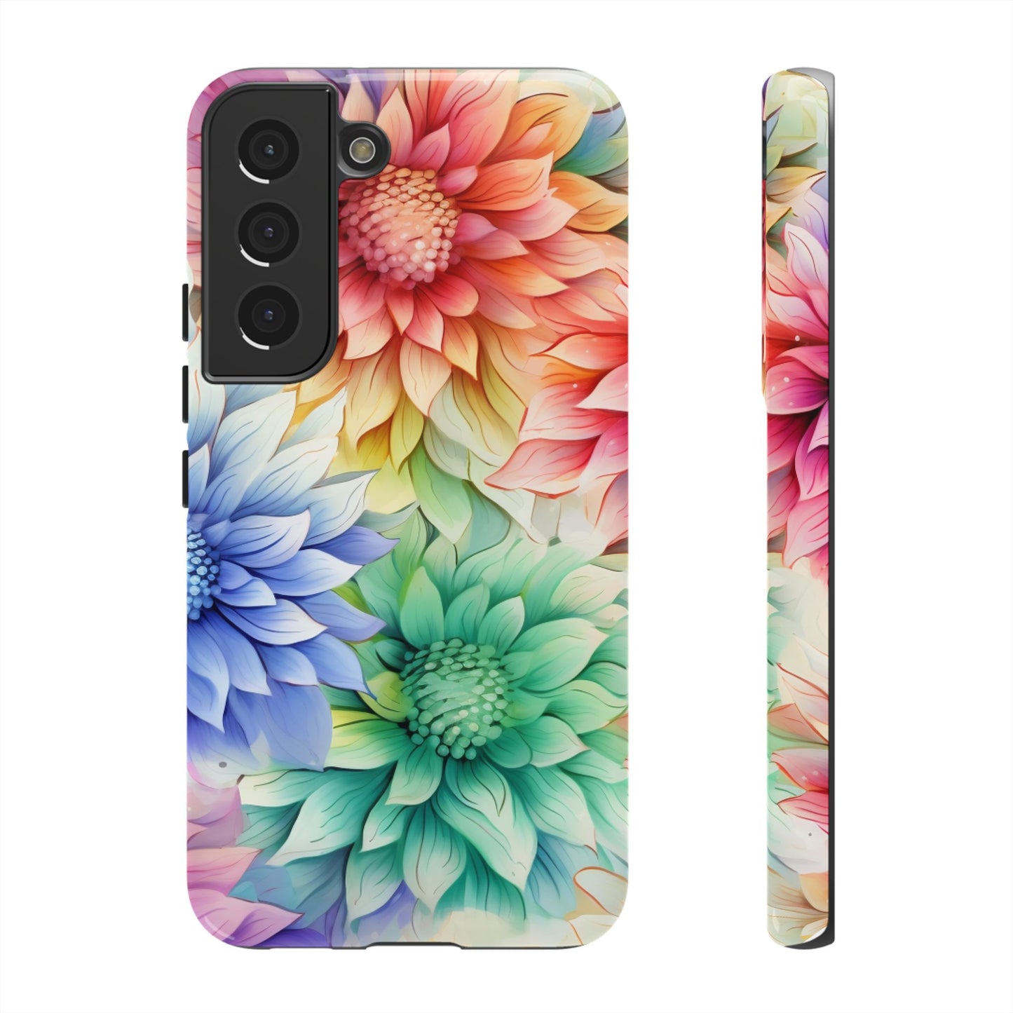 Rainbow Bloom Mandala Floral Mobile Case