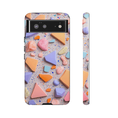Playful Pastel Terrazzo Phone Case for iPhone, google Pixel & Samsung