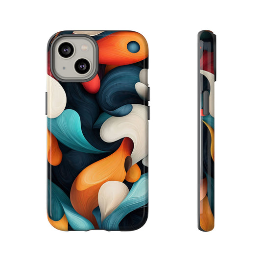 Swirl Spectrum – Vibrant Abstract Phone Case for iPhone, Samsung & Pixel