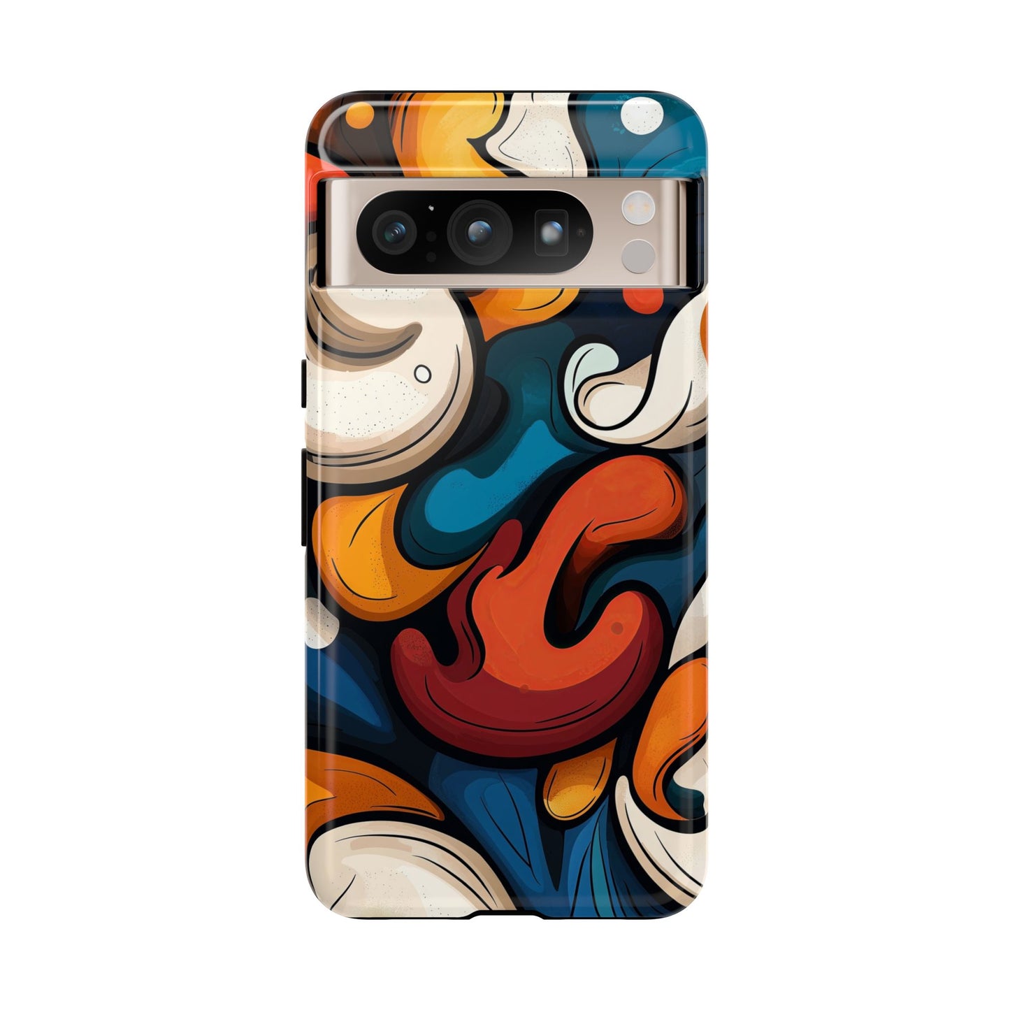 Molten Motion – Bold Abstract Swirl Phone Case for iPhone, Google Pixel, Samsung