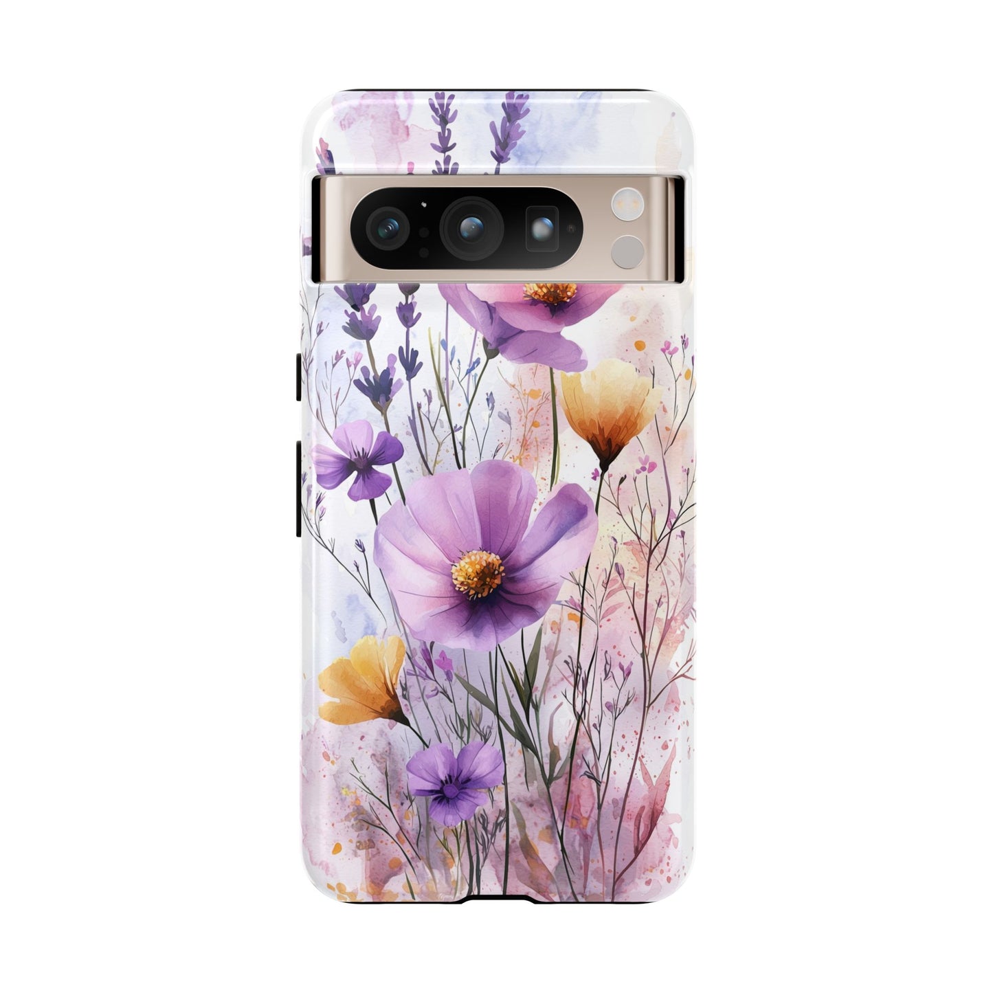Wildflower Symphony Watercolor Phone Case for iPhone, google Pixel & Samsung