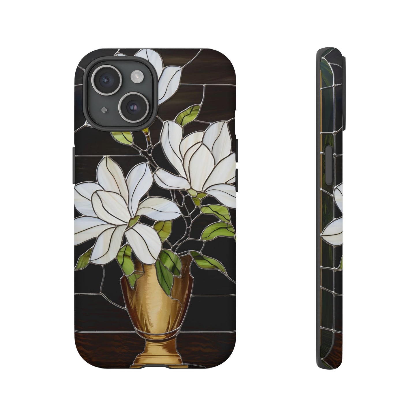 Stained Glass Floral Phone Case