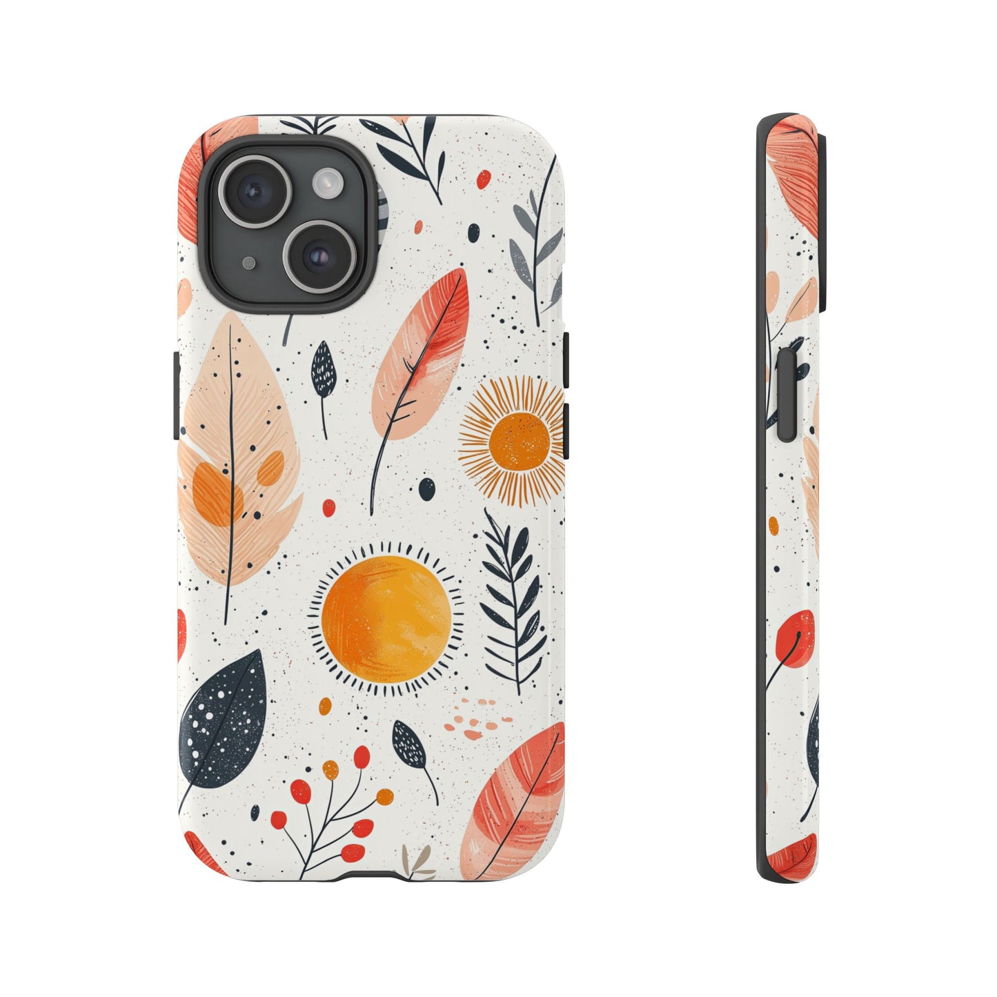 Sunshine & Feathers Boho Phone Case for iPhone, Pixel & Samsung