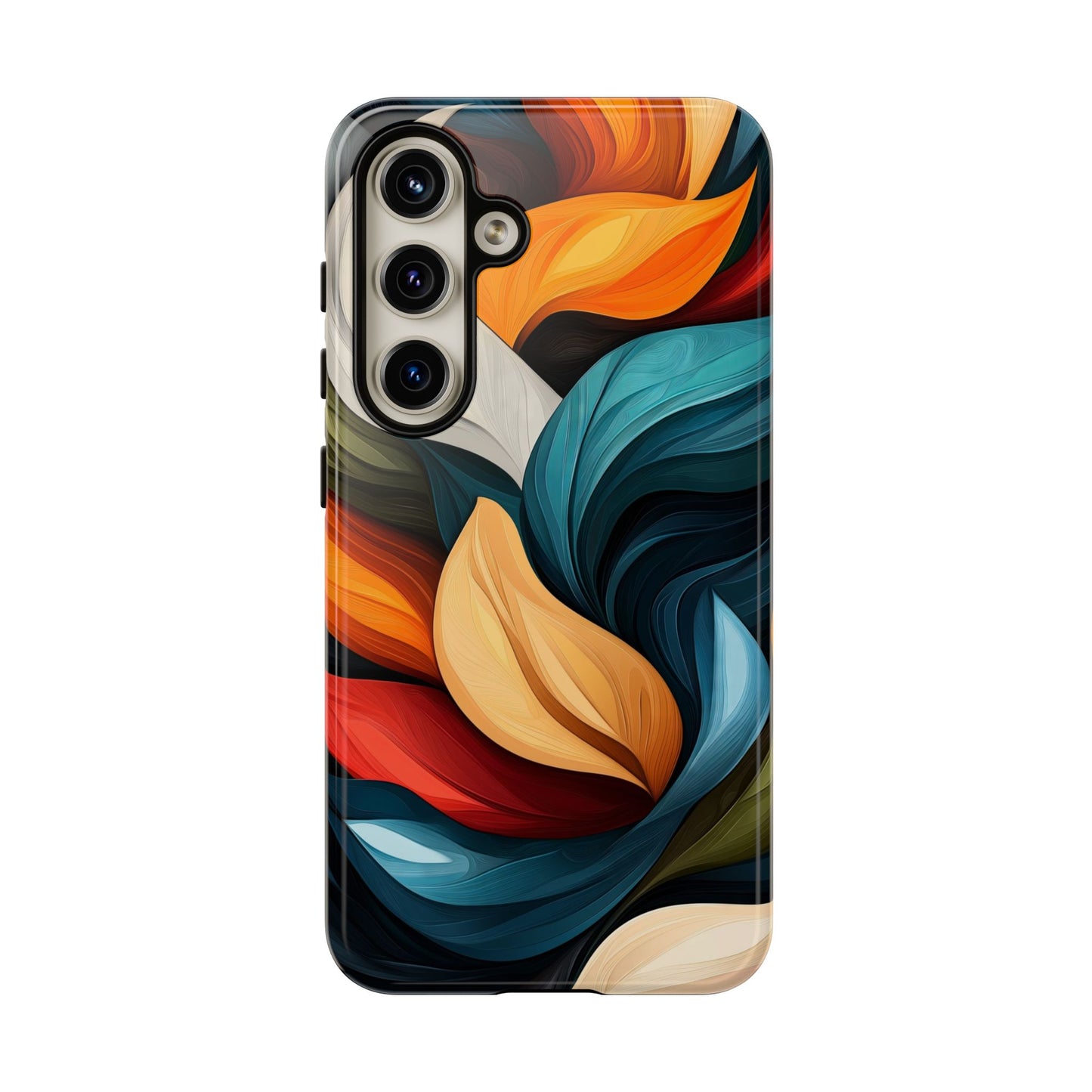 Floral Flow Abstract Phone Case – Nature-Inspired Design for iPhone, Google Pixel & Samsung