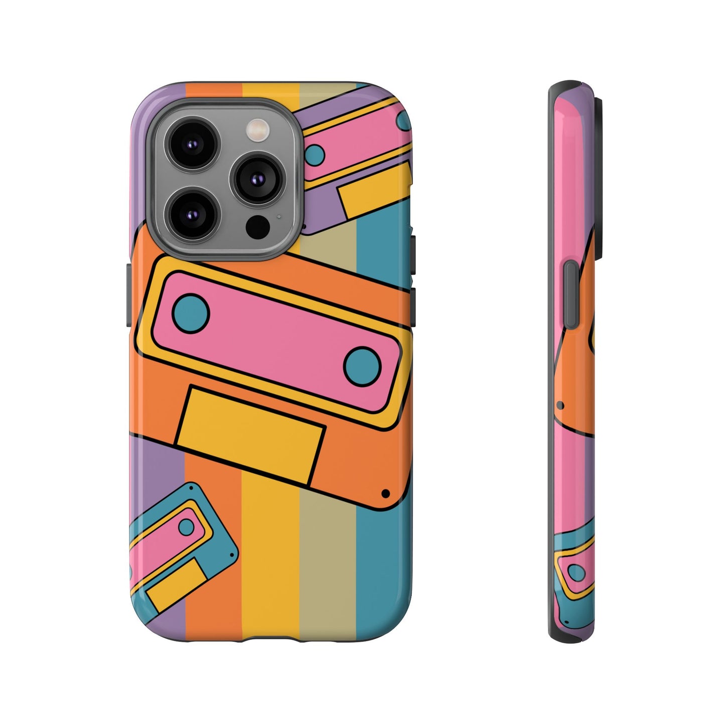 Retro Cassette Tape Phone Case – Vintage 90s Aesthetic for iPhone, Samsung & Google Pixel