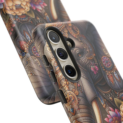Royal Ornate Elephant Mobile Cover – Luxurious Bohemian Art