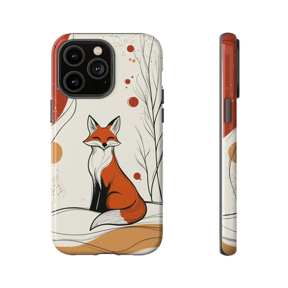 Smiling Fox: Playful Forest Charm Phone Case for iPhone, Samsung & Pixel