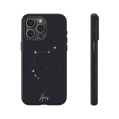 Aries Zodiac Starry Phone Case – Cosmic Style for iPhone, Samsung & Google Pixel