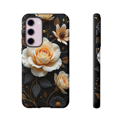 Elegant 3D Floral Design, Botanical Phone Case design for Iphone.