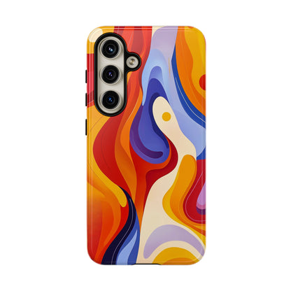 LavaFlow – Vivid Heatwave Abstract Phone Case for iPhone, Samsung & Pixel