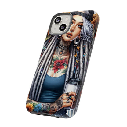 Sunflower Queen – Boho Rebel Tattoo Mobile Cover