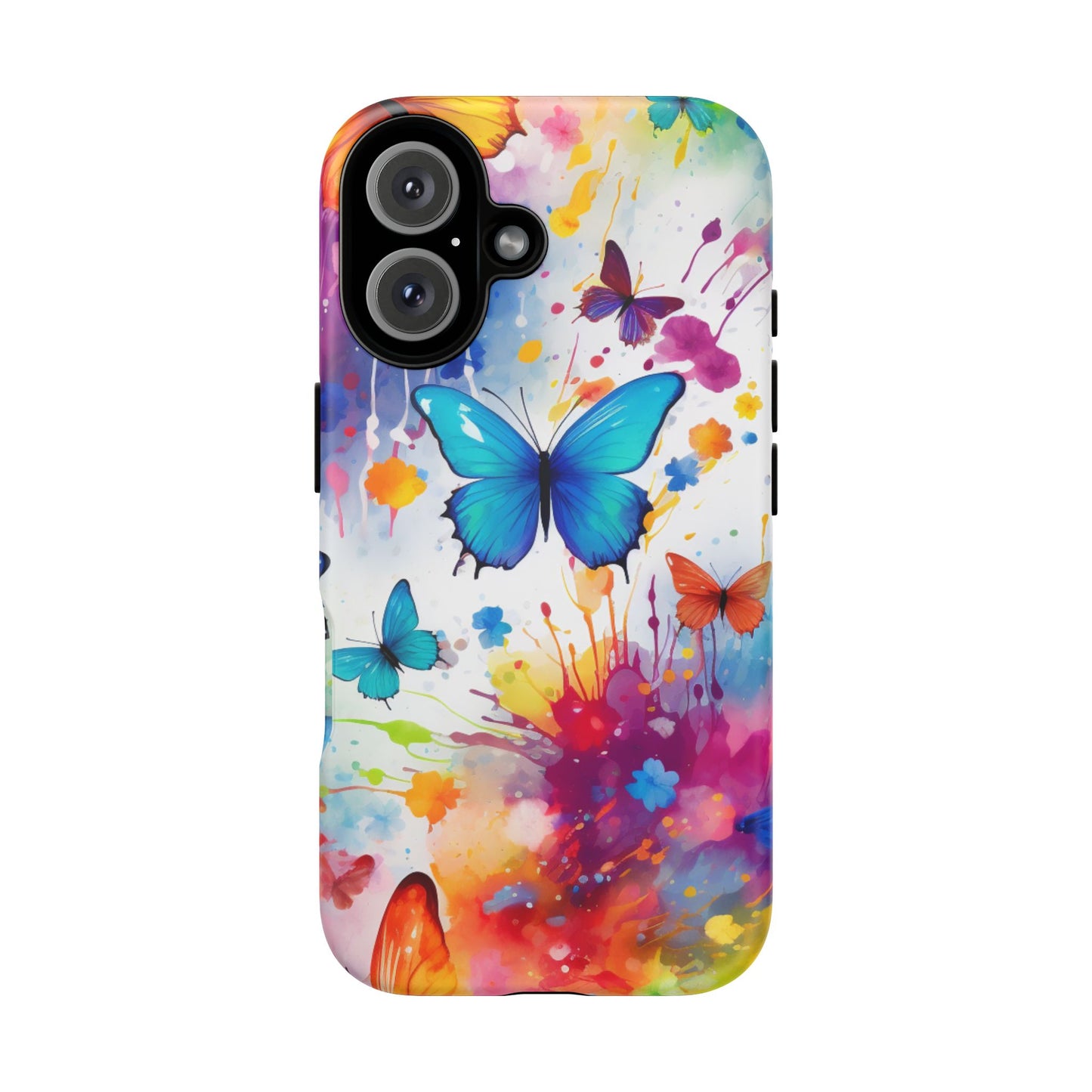 Vibrant Watercolor Butterfly Mobile Case