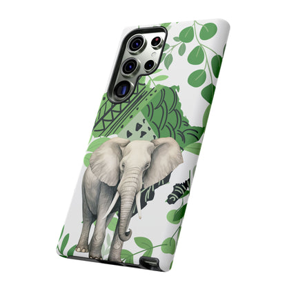 Tropical Elephant Mobile Cover – Nature-Inspired Boho Art