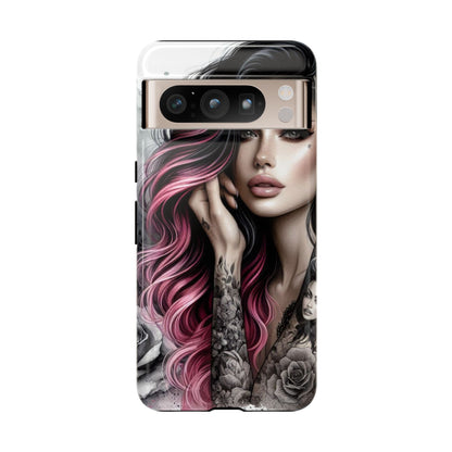 Tattooed Elegance – Gothic Art Mobile Cover