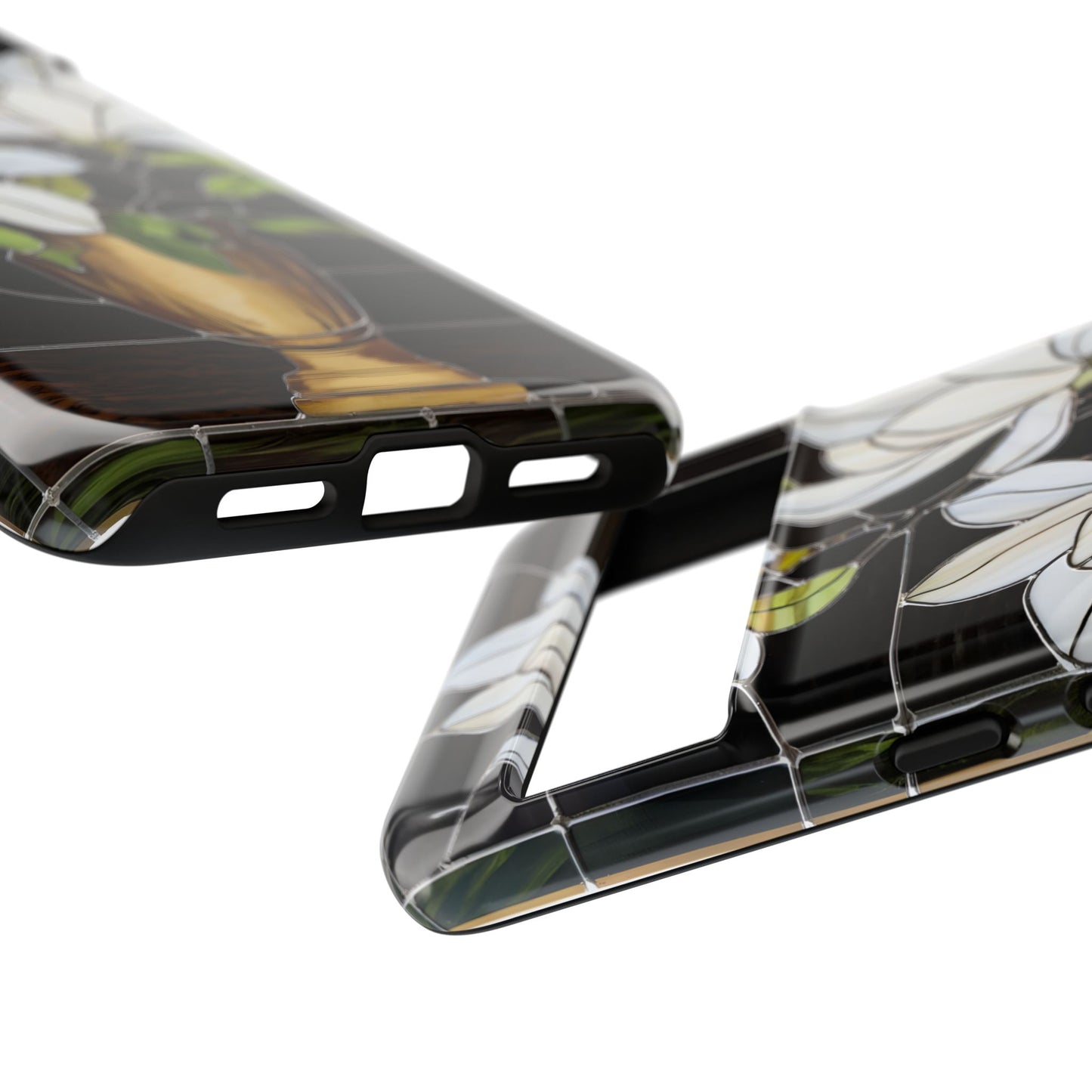 Stained Glass Floral Phone Case