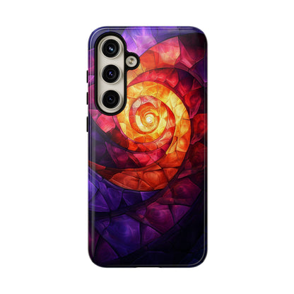 Retro Spiral Psychedelic Phone Case for iPhone, Samsung & Pixel