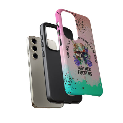 You Are Not Alive to Please Anyone Floral Skull Phone Case Perfect for iPhone, Samsung & Google Pixel, Funny Gift