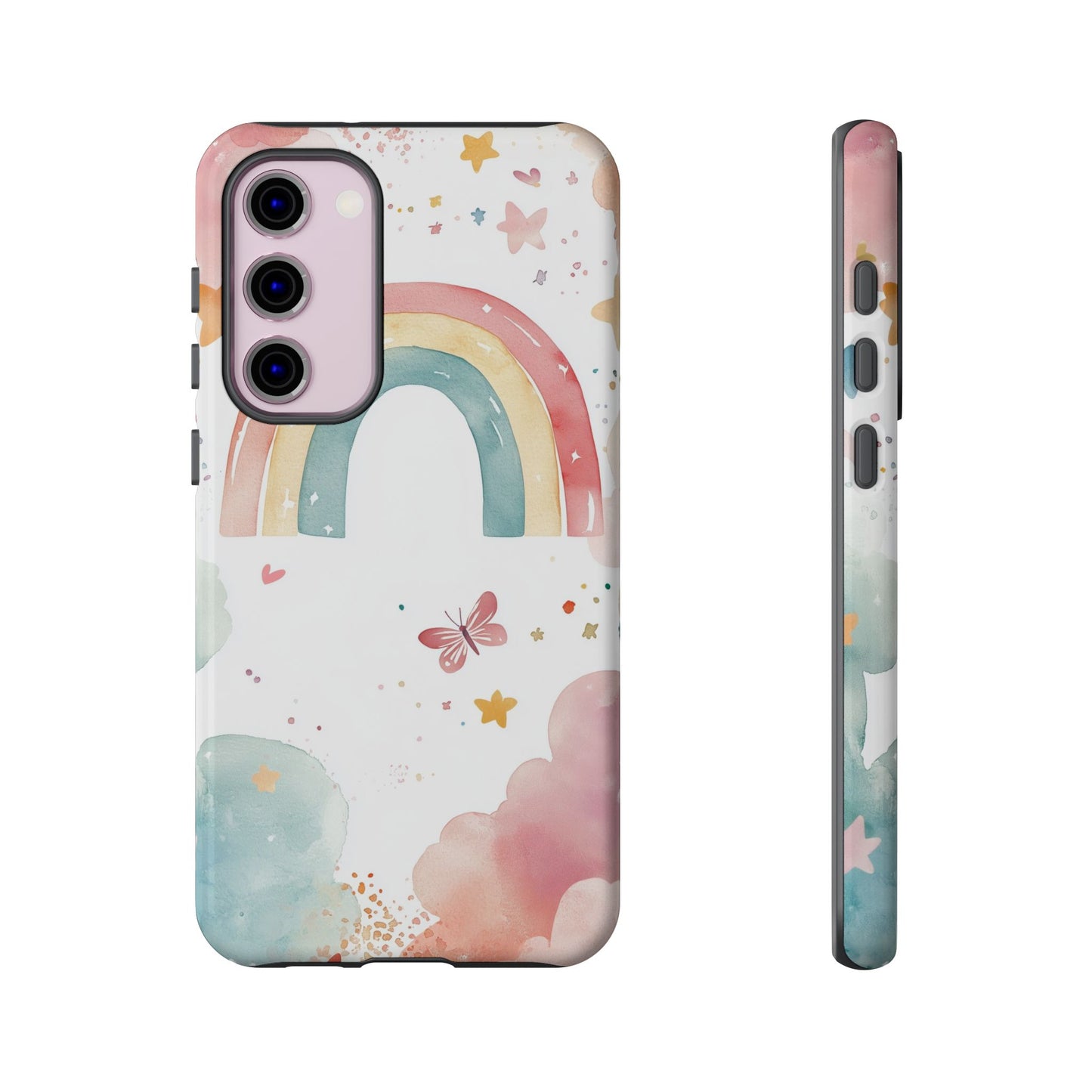 Rainbow Whimsy Watercolor Phone Case for iPhone, google Pixel & Samsung