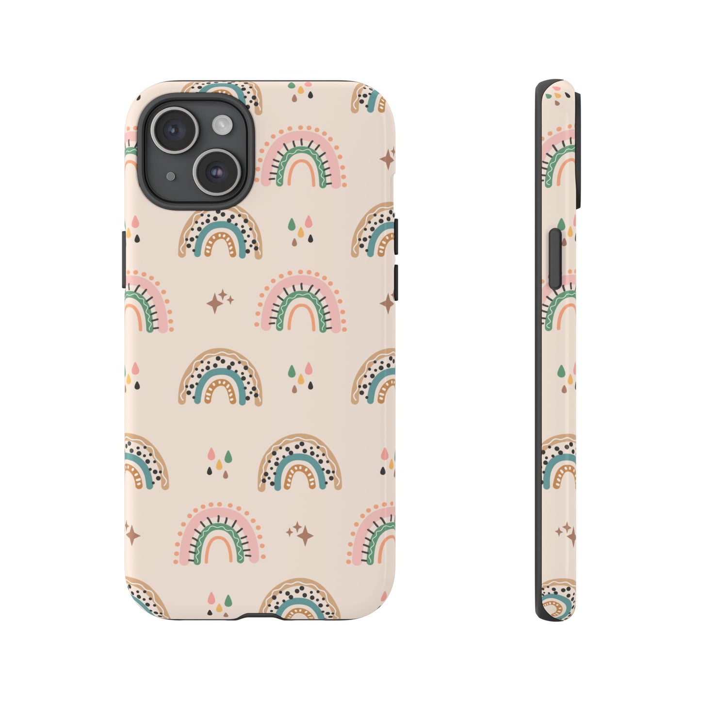 Retro Rainbow Phone Case – Vintage Aesthetic Cover for iPhone, Samsung & Google Pixel