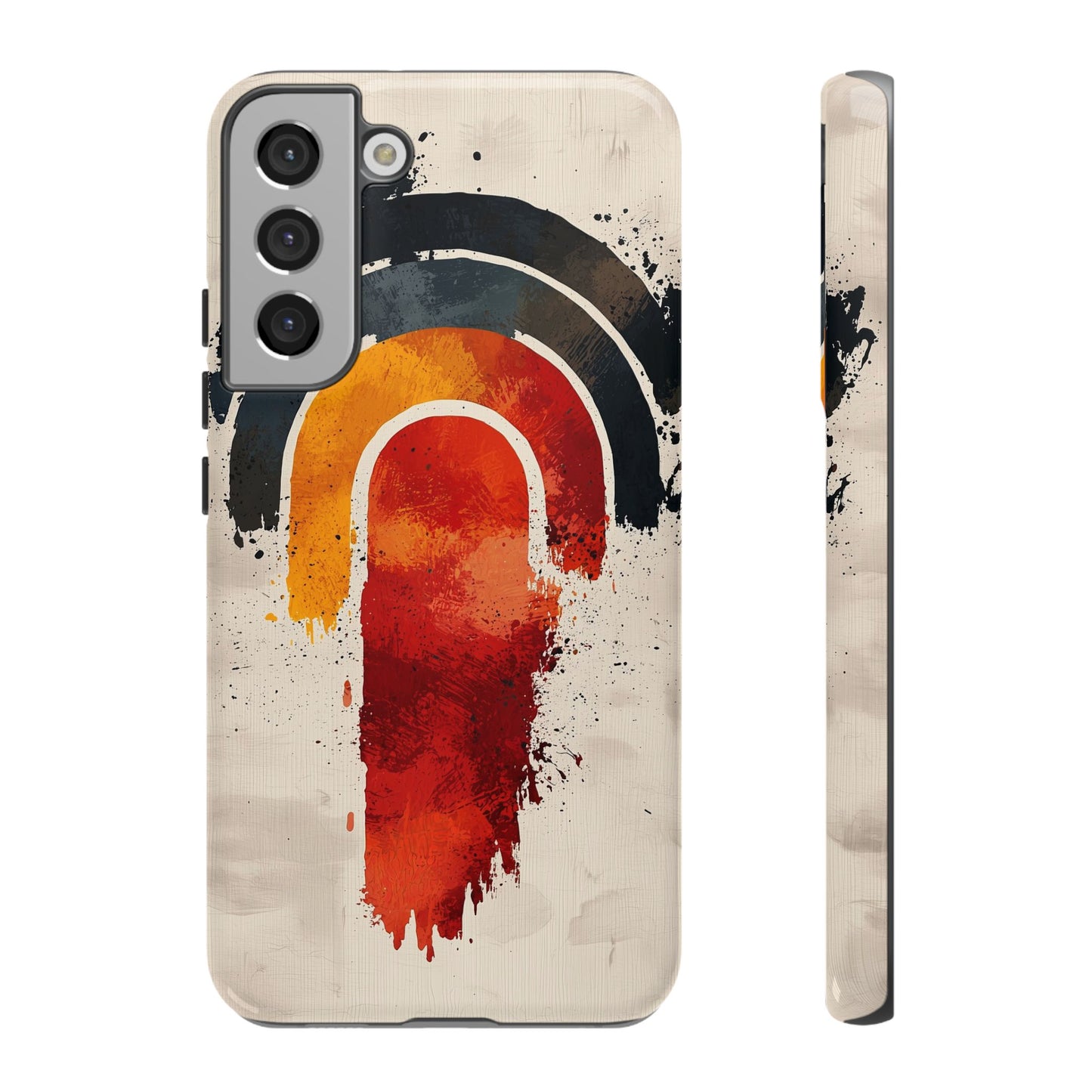 Boho Retro Splash Rainbow Phone Case for iPhone, Pixel & Samsung
