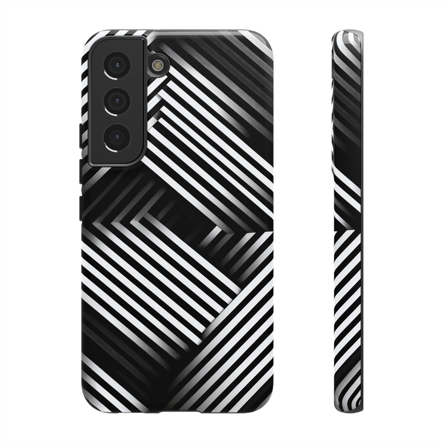 Monochrome Matrix Phone Case for iPhone, Pixel & Samsung
