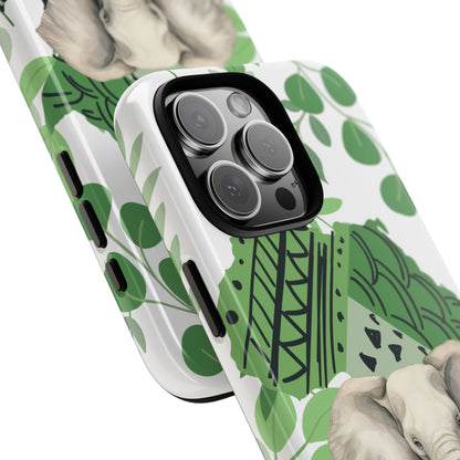 Tropical Elephant Mobile Cover – Nature-Inspired Boho Art