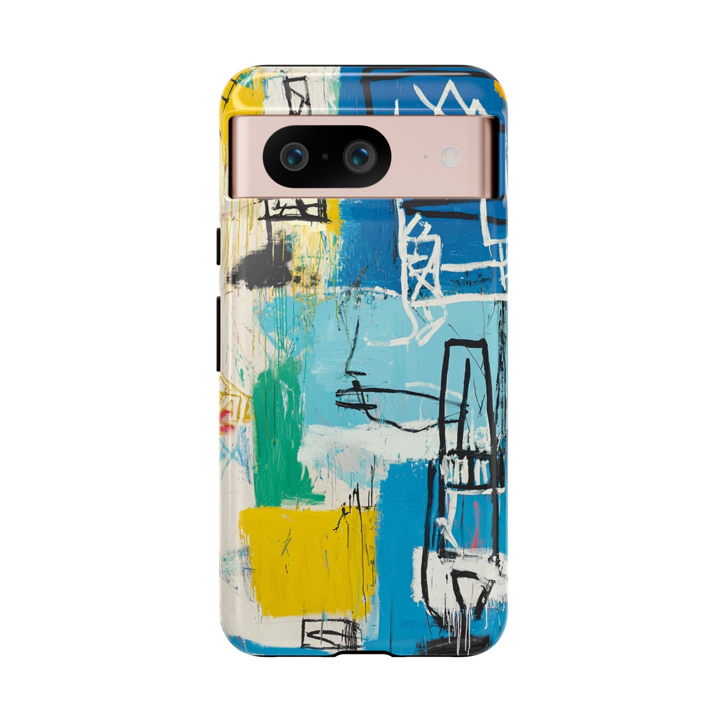 Artistic Phone Case – Jean-Michel Basquiat Graffiti Art - iPhone, Samsung & Google Pixel Cover - Artistic Painting Case,  Art Lover Gift