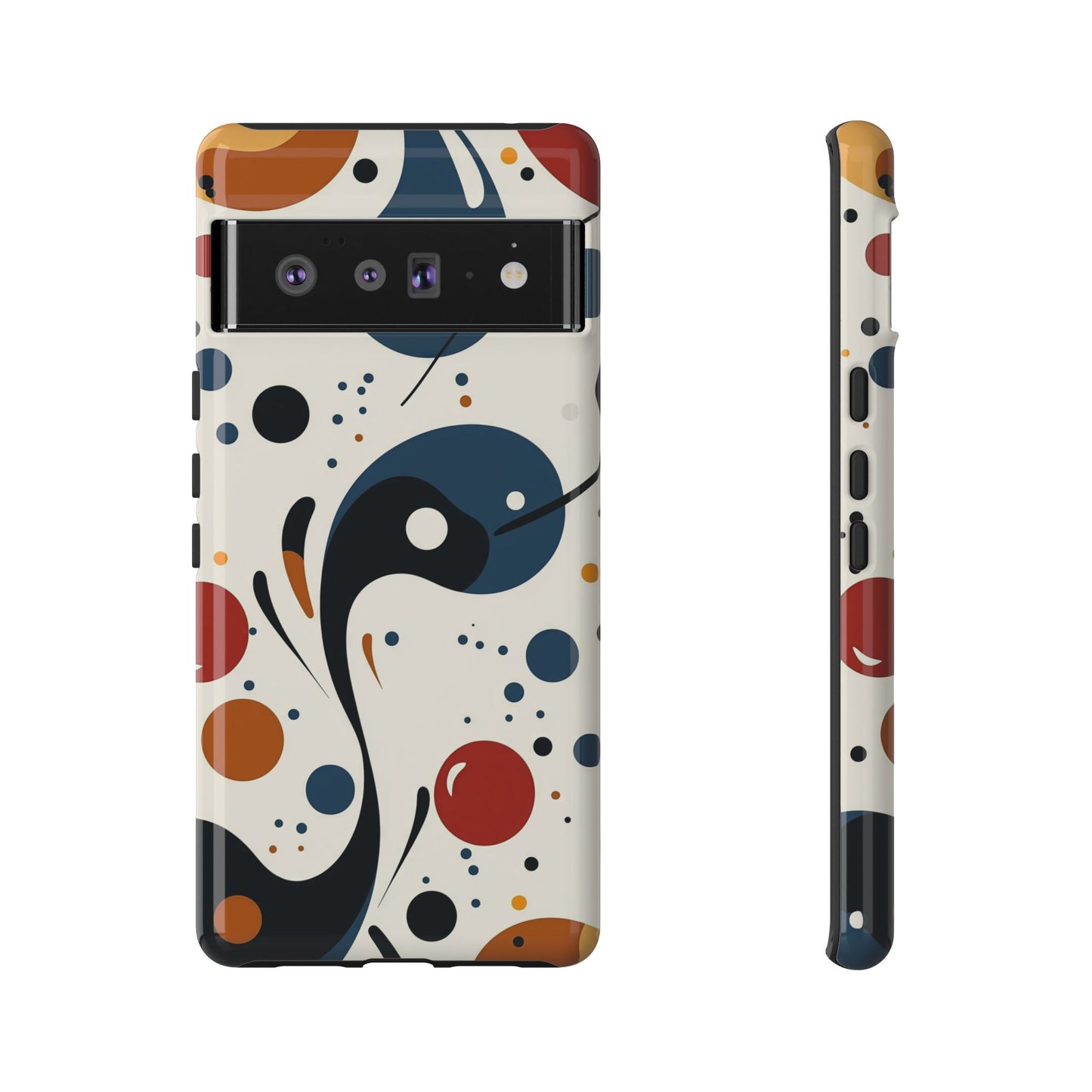 Retro Pop Dots Case – Abstract Minimal Vibes for iPhone, Google Pixel & Samsung