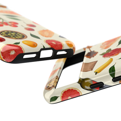 Fresh Fruits & Veggies Pattern Phone Case