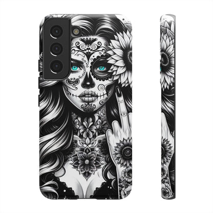 La Rebel – Day of the Dead Gothic Attitude Mobile Cover