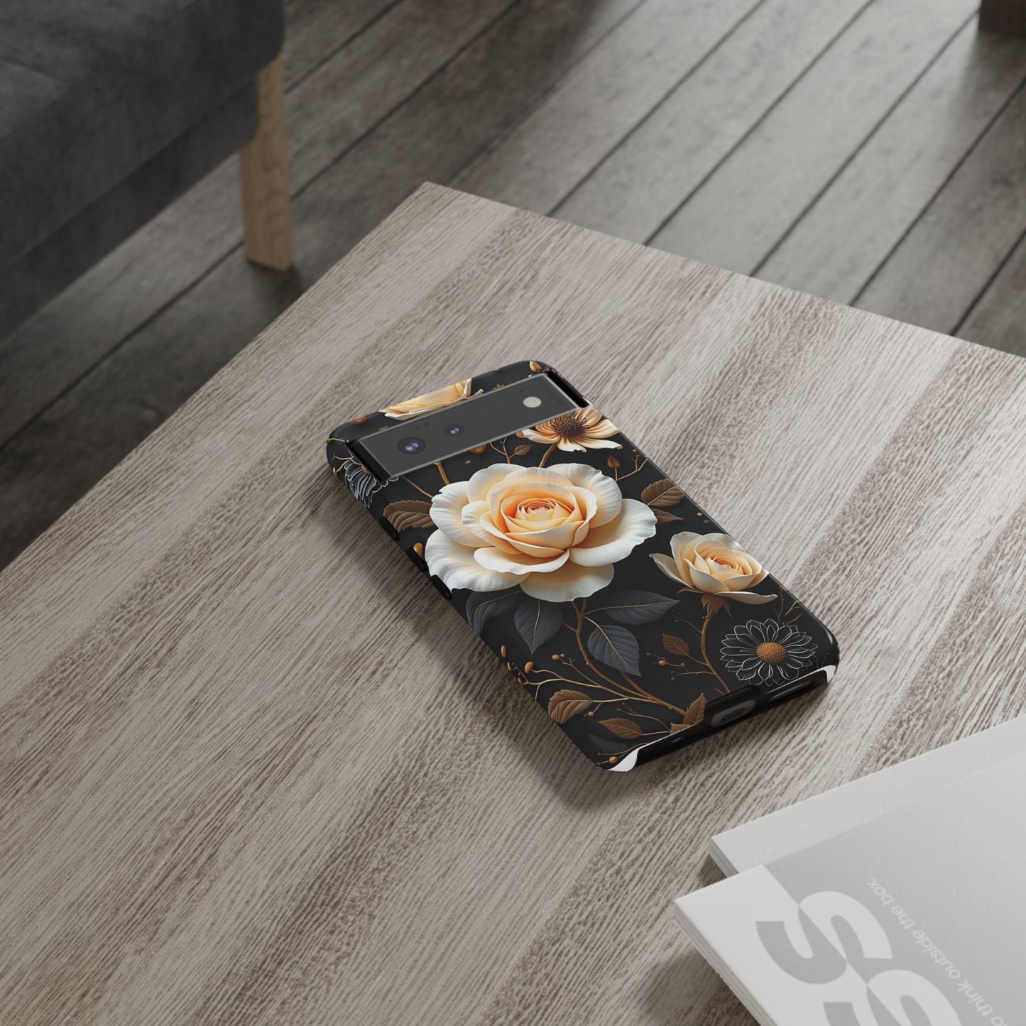 Elegant 3D Floral Design, Botanical Phone Case design for Iphone.