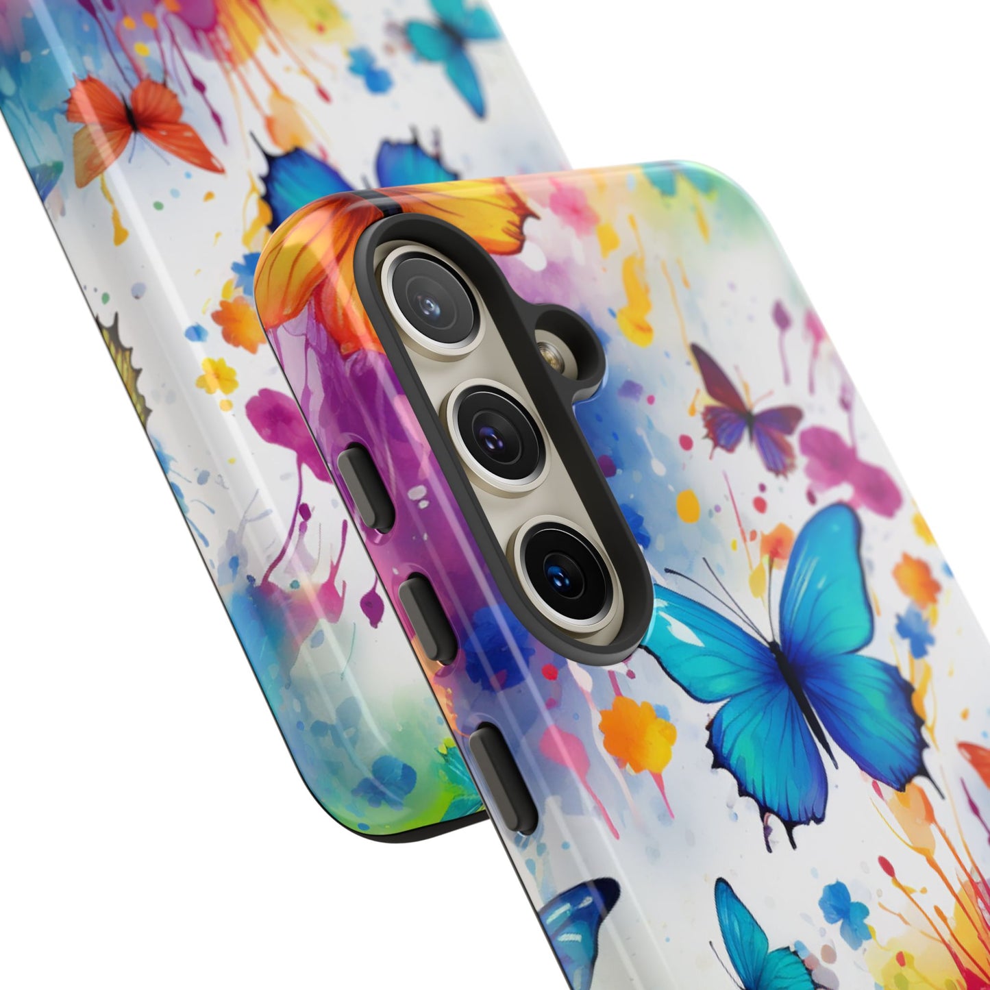 Vibrant Watercolor Butterfly Mobile Case